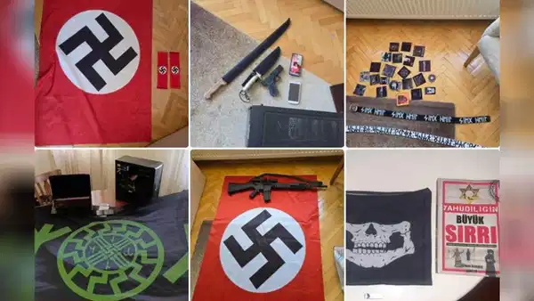 Ankara'da ırkçı ve şiddet içerikli paylaşımlara 9 gözaltı: Neo-Nazi sembolleri ele geçirildi