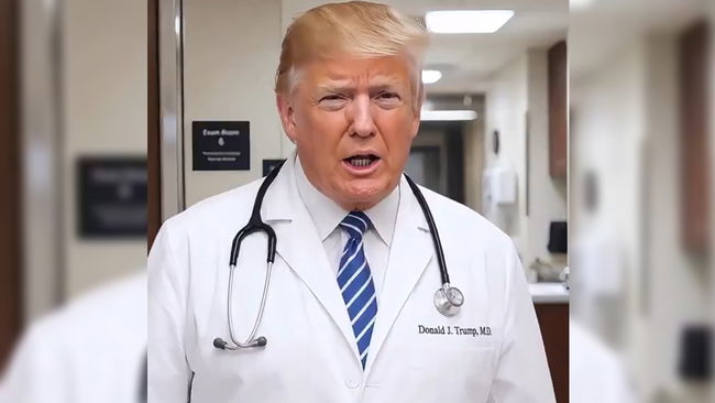 Trump kendini 'doktor' yaptı: 'Diyet kola' önerdi