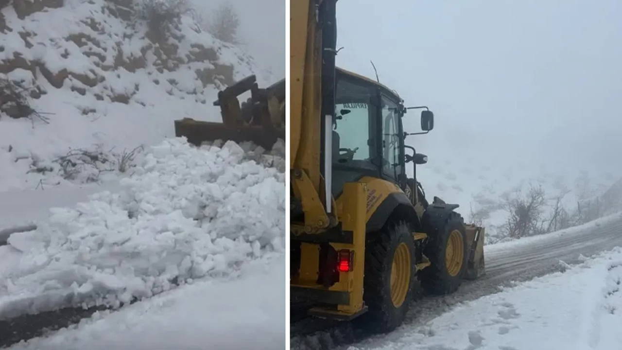 Batman'da kar esareti: Gercüş'te 58 köy yolu ulaşıma kapandı