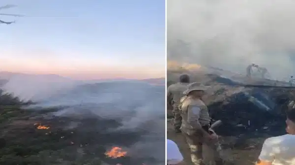 Diyarbakır - Bingöl sınırında yangın!
