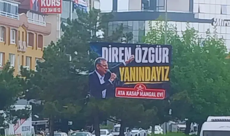 Mamak esnafından Özel’e destek: Diren Özgür Yanınd