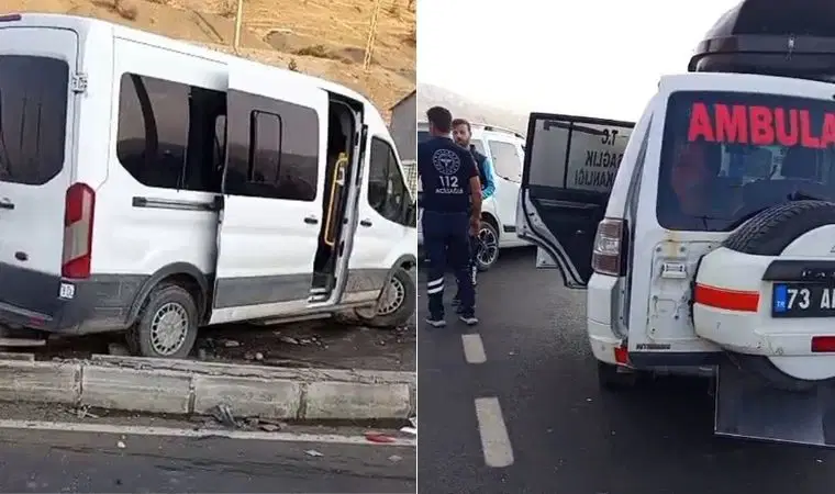 Şırnak'ta feci kaza: 13'ü çocuk 19 kişi yaralandı