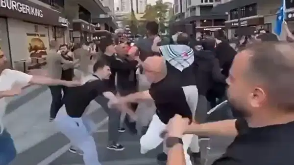 Daha önce de gerilim yaşanmıştı: Rize’de Filistin’e destek eyleminde arbede!
