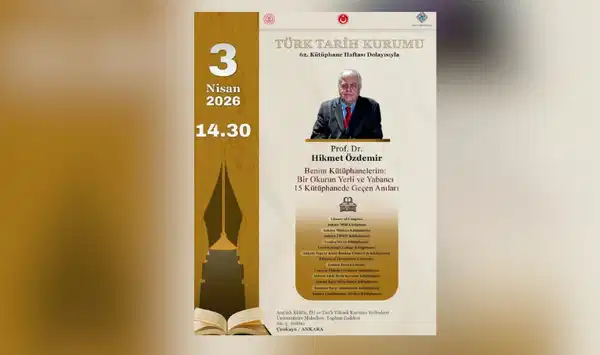 Prof. Özdemir 15 kütüphanede geçen anılarını paylaşacak