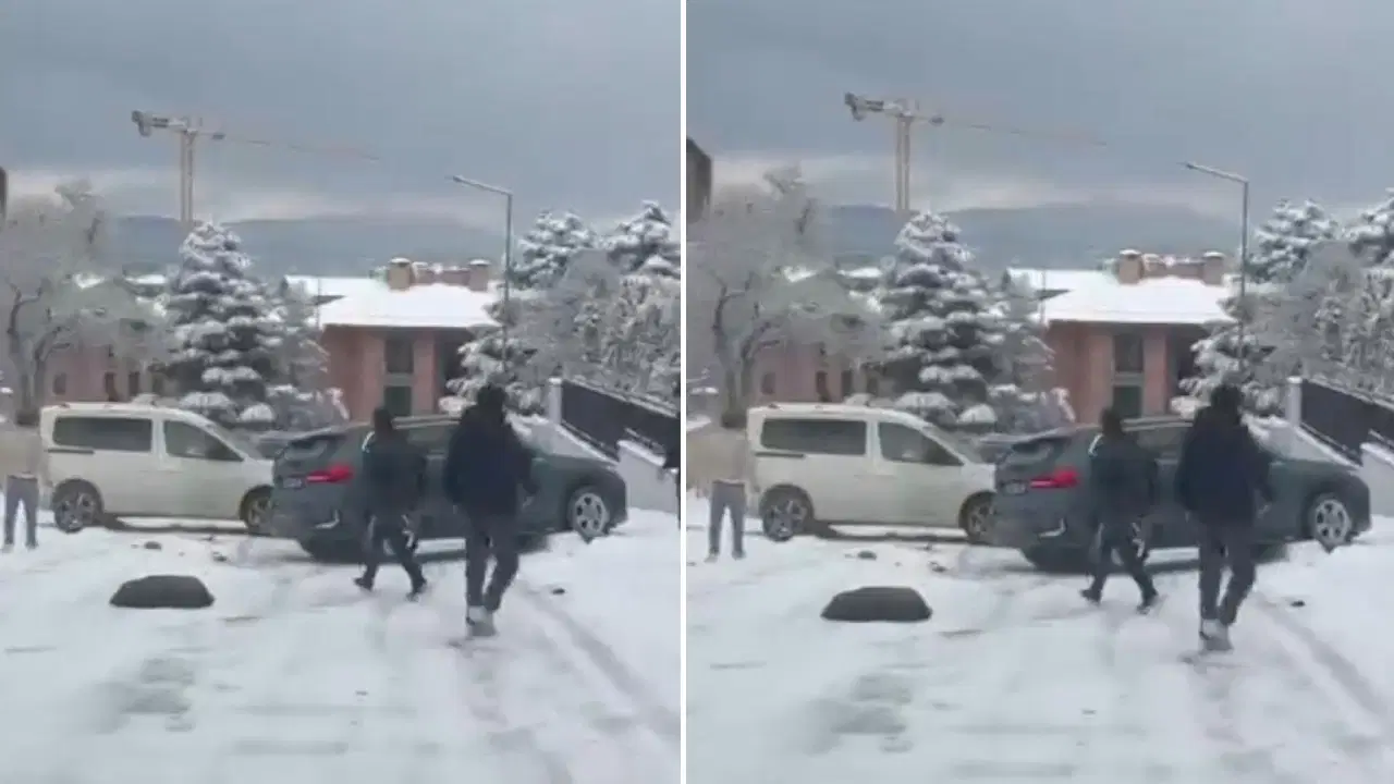 Bursa'da korku dolu anlar: Kayan araç yayaların arasına daldı