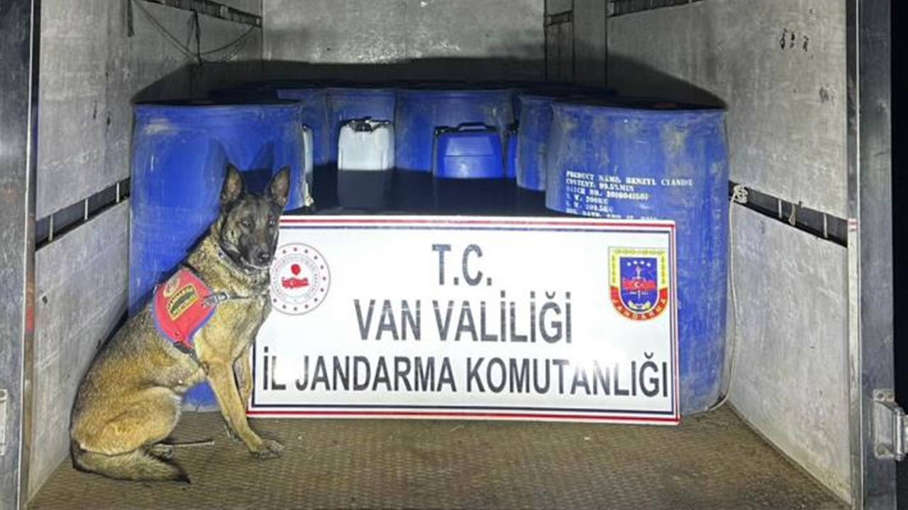 Van’da 3 bin 710 litre asetik asit anhidrit ele geçirildi