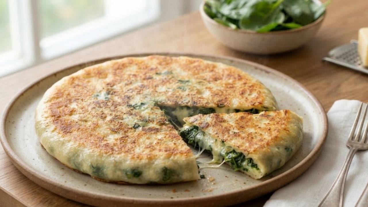 Yufka açmadan hazırlanan pratik lezzet: Tavada ıspanaklı börek tarifi