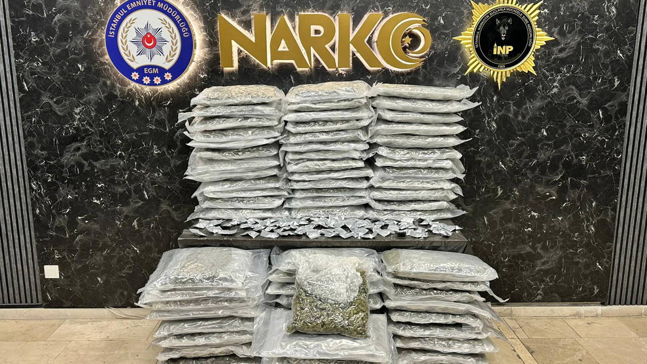 İstanbul Şişli'de 'uyuşturucu' operasyonu: 100 kilonun üzerinde uyuşturucu madde ele geçirildi