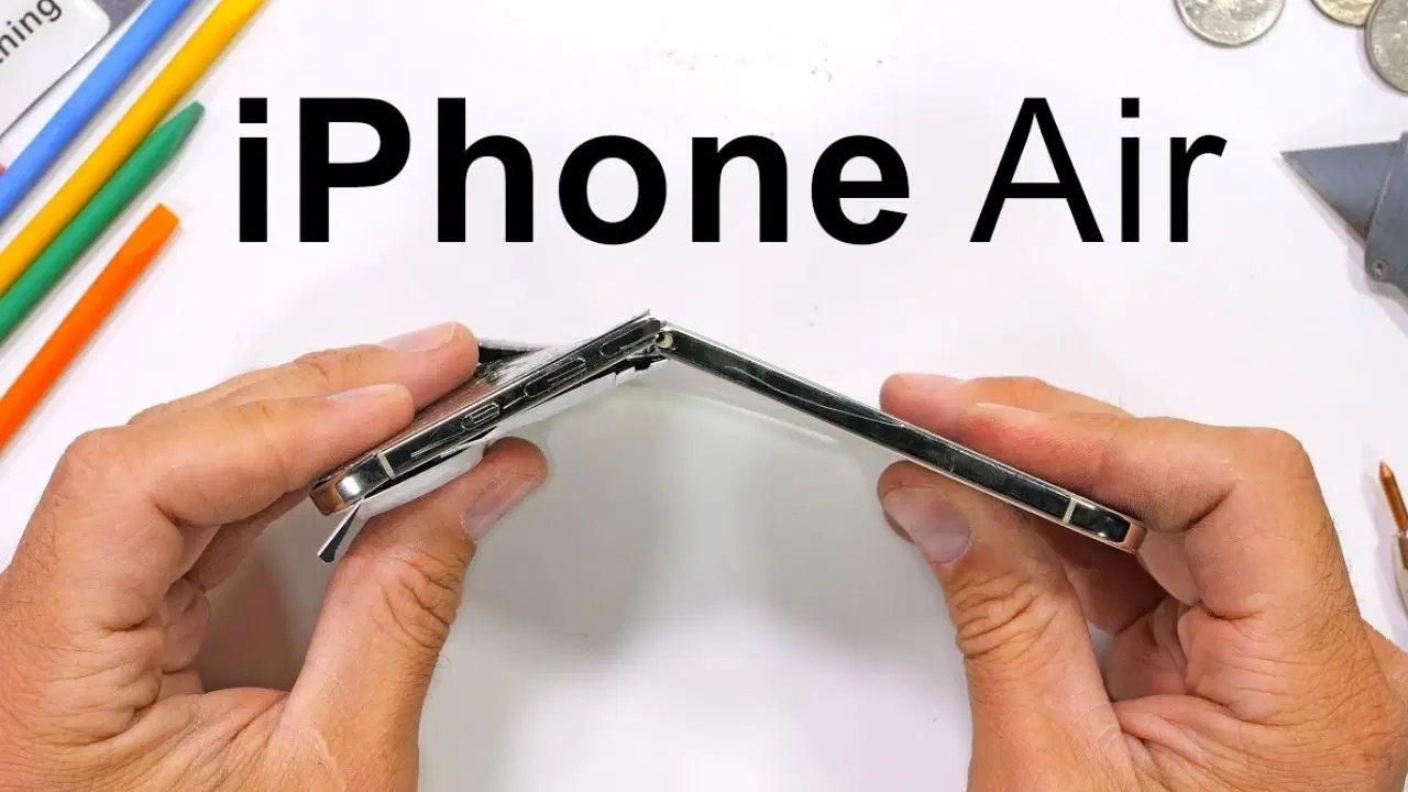 Çok ince yapısıyla iPhone Air dayanıklılık testine sokuldu