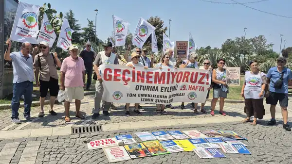 Emekliler 29. haftadadır eylemde: İnsanca yaşamak için mücadeleyi büyütmeliyiz