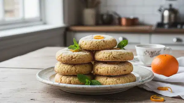 Kışı sevdiren enfes lezzet: Mandalinalı kurabiye tarifi