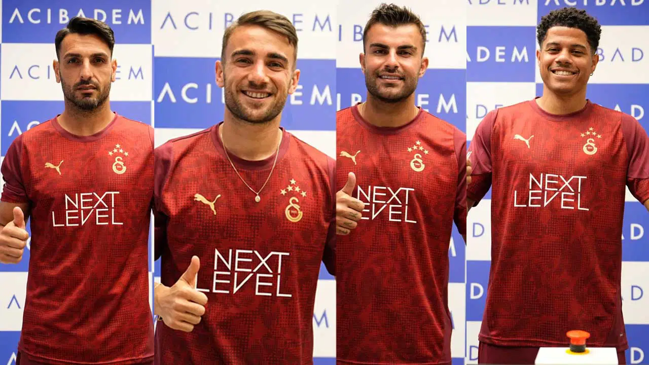Galatasaray futbolcuları sağlık kontrollerinden geçti
