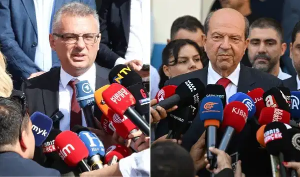 KKTC'de Ersin Tatar ile Tufan Erhürman oyunu kullandı: Katılım oranı açıklandı