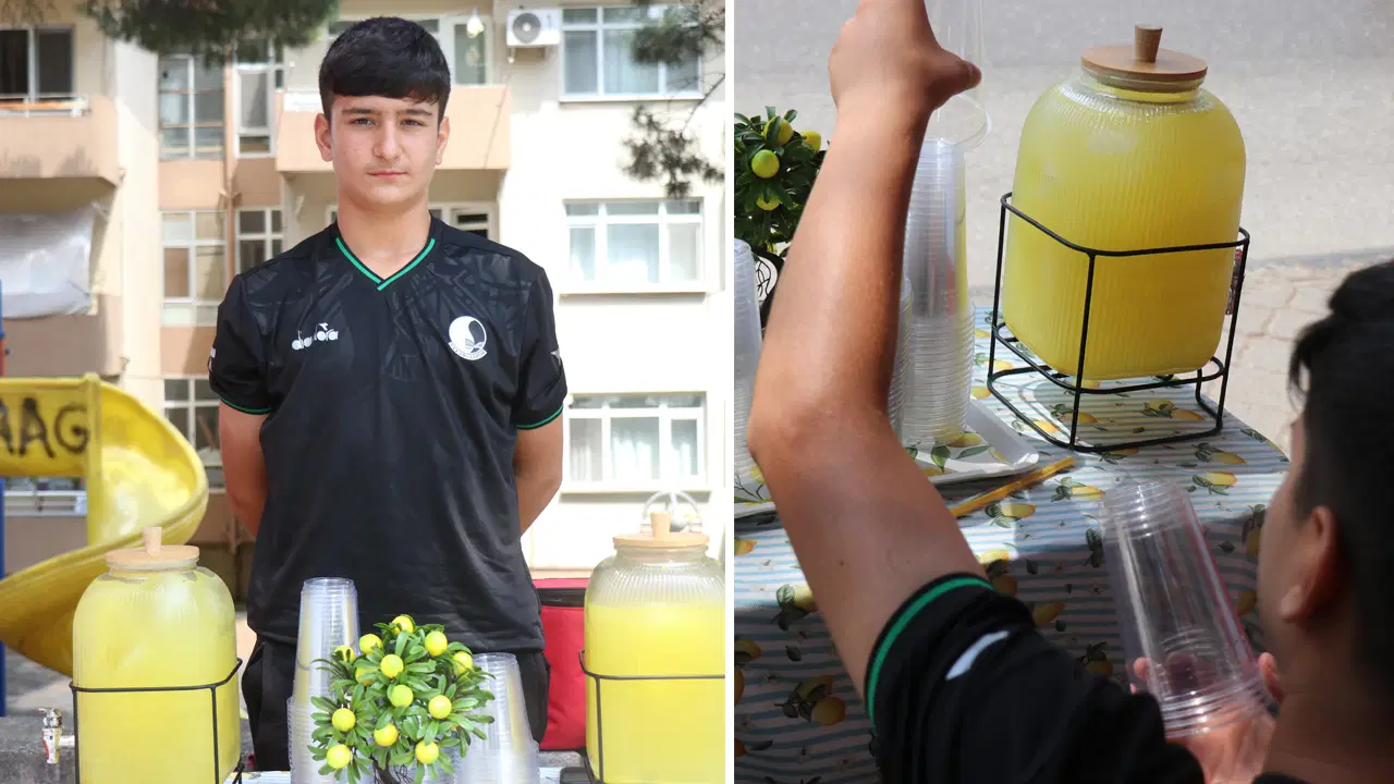 14 yaşındaki Buğra limonata satarak asgari ücretin 3 katı kazandı: '14. günümde iPhone 15 aldım'