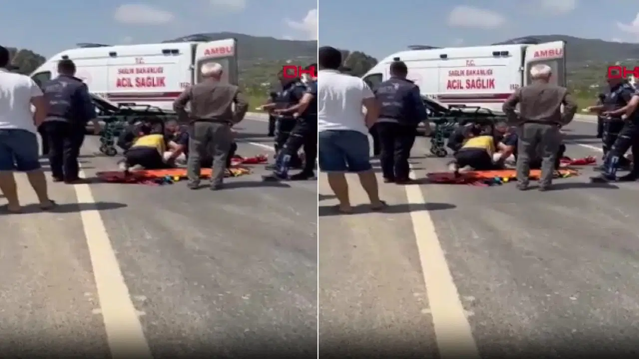 Hafif ticari araçla çarpışan bisikletli hayatını kaybetti