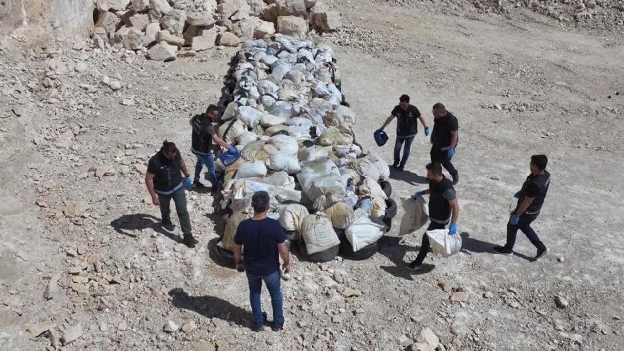 Batman'da 2 ton uyuşturucu madde imha edildi