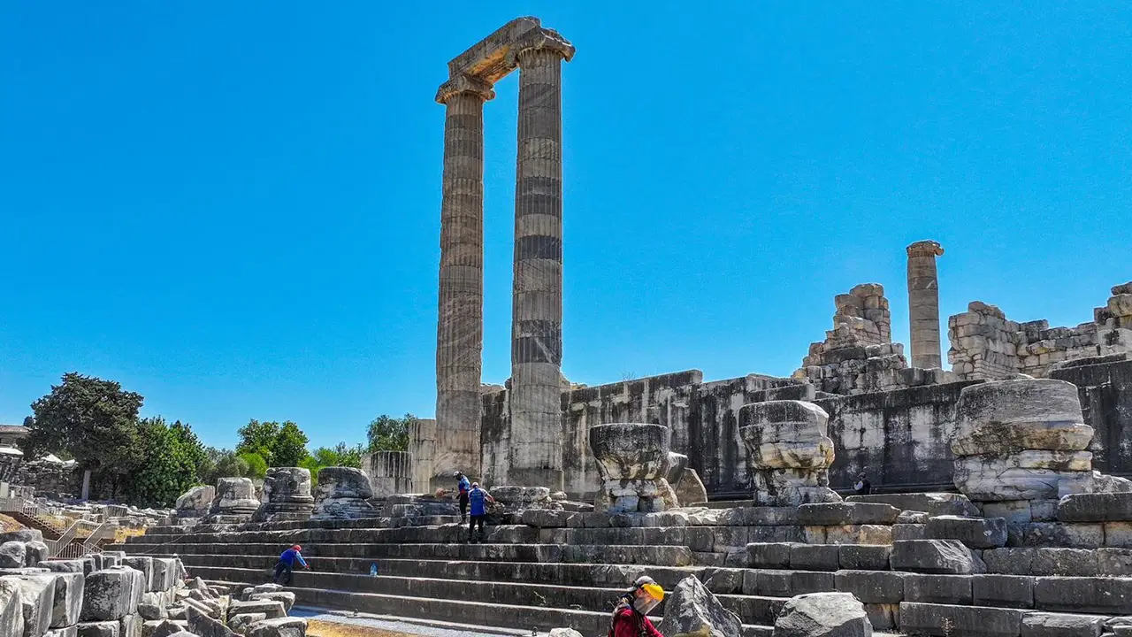 Apollon Tapınağı'nda gece ziyaretleri için hazırlıklar sürüyor