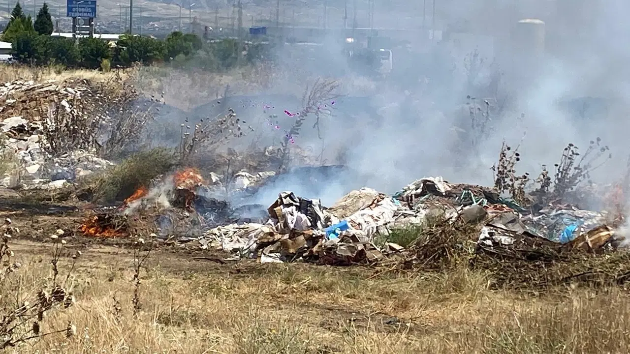 Manisa'da ot yangını: 50 dönüm alan zarar gördü