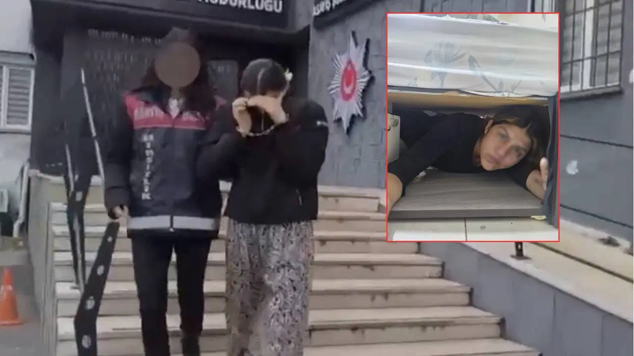 Bursa'da 107 suç kaydı bulunan şüpheli, bazanın altında yakalandı