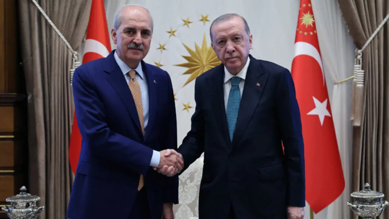 Çerçeve yasa sonrası kritik görüşme… Erdoğan, TBMM Başkanı Kurtulmuş'u kabul etti