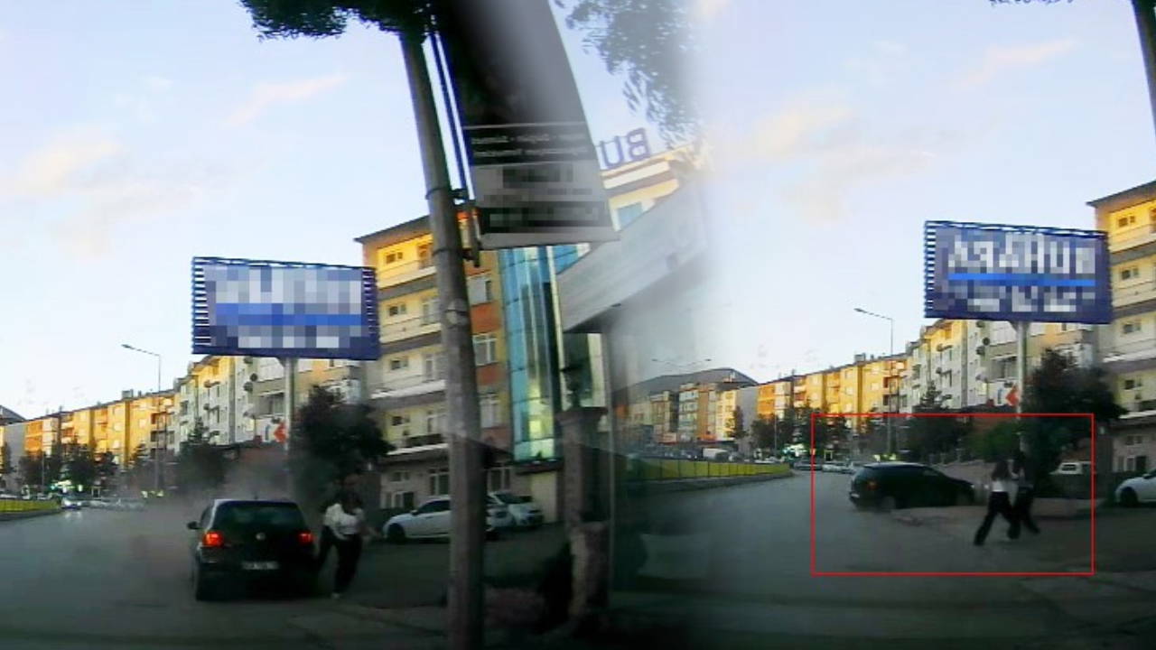 Erzurum'da yürekleri ağızlara getiren anlar: İki genç canını son anda kurtardı 