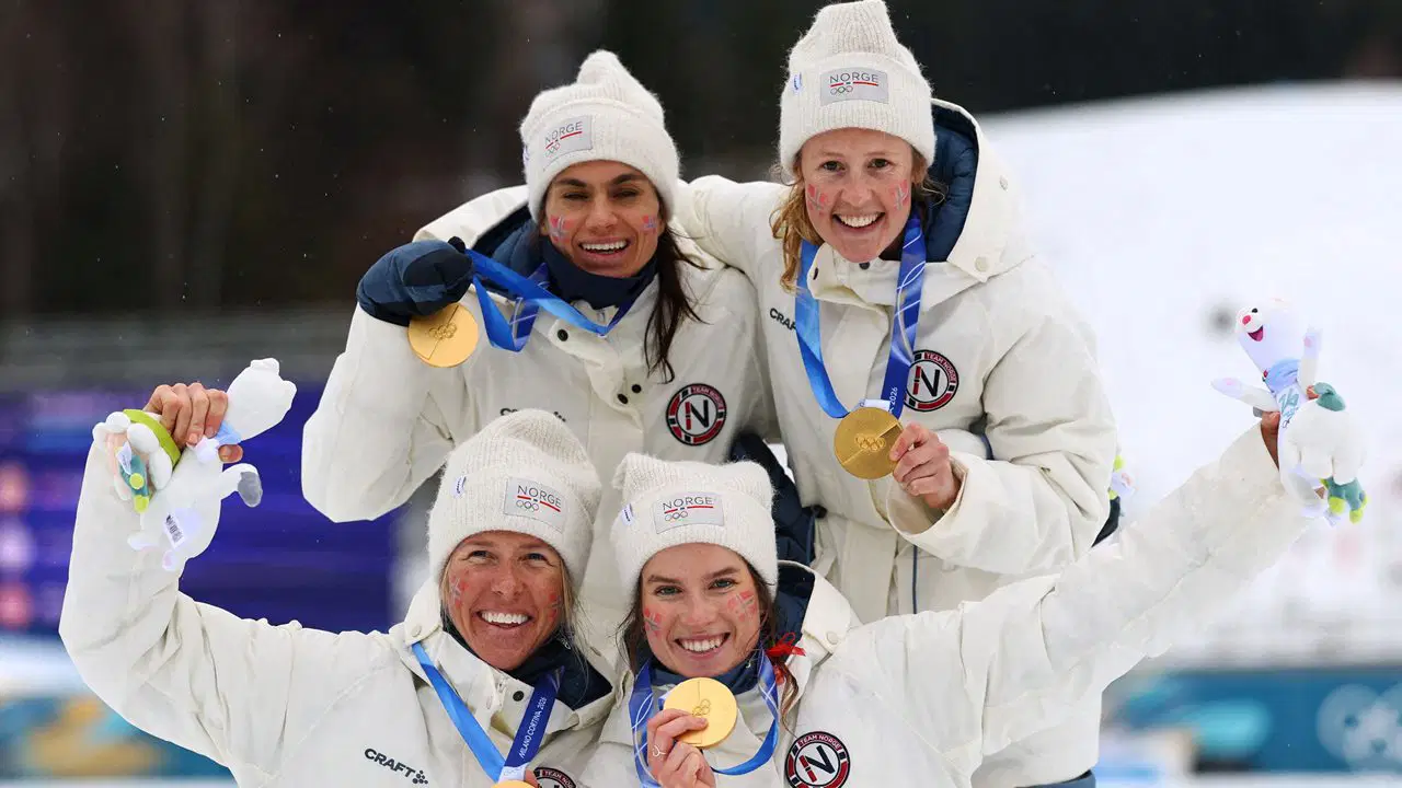 2026 Kış Olimpiyatları'nda kadınlar kayaklı koşuda altın madalya Norveç'in!