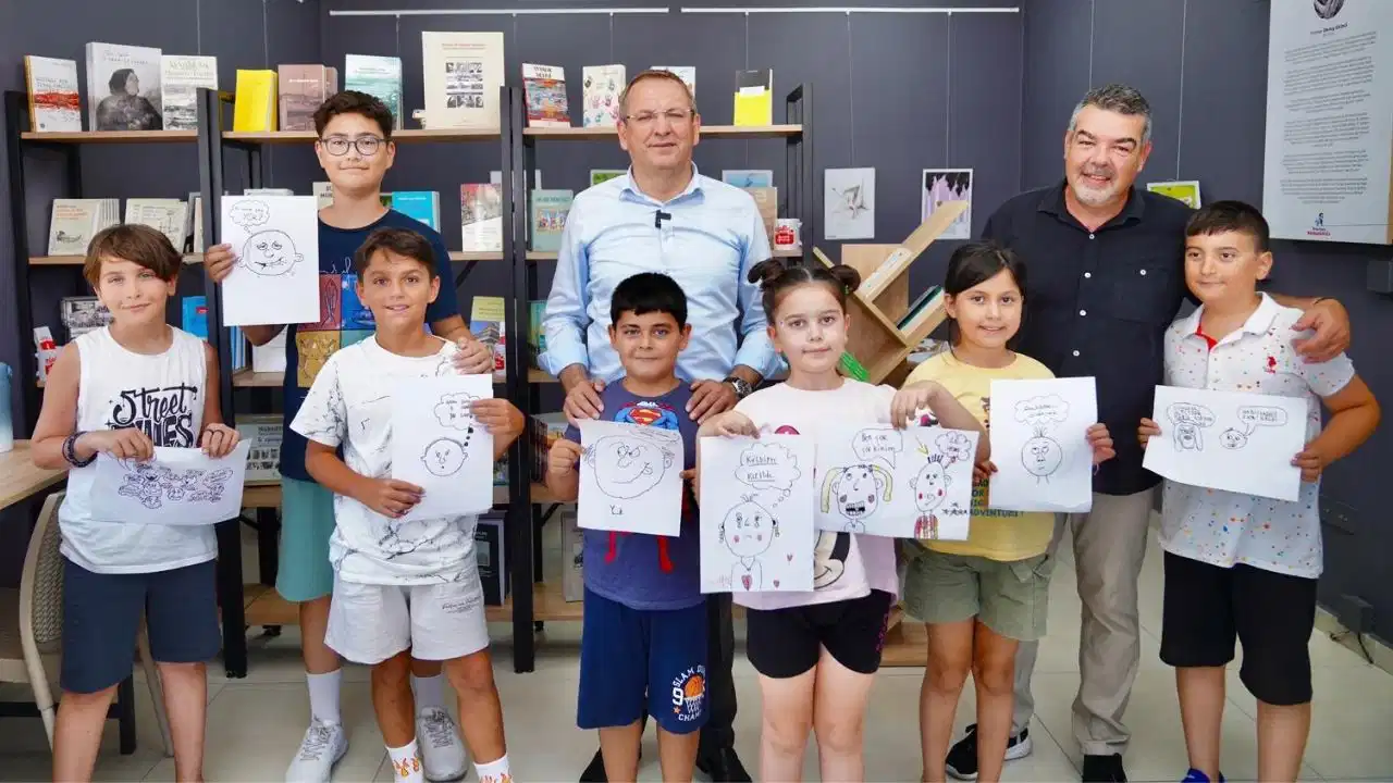 Ayvalık’ta Karikatür Atölyesi'ne büyük bir ilgi