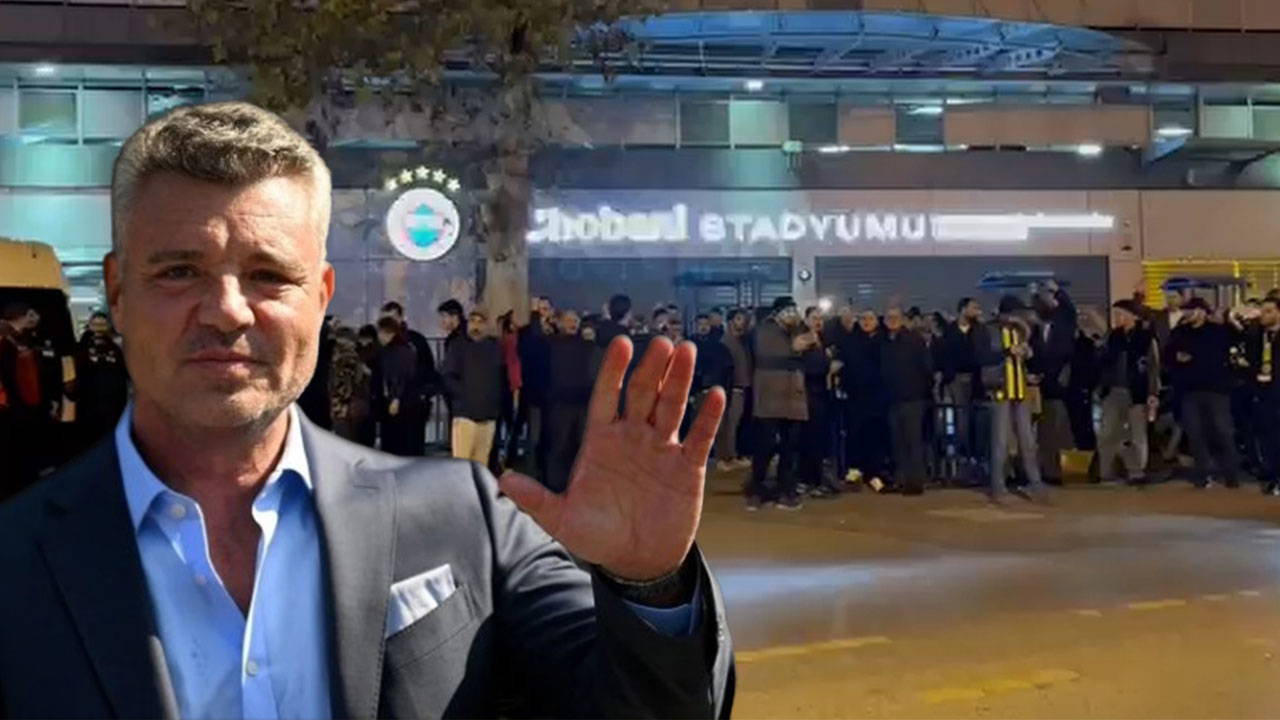 Sadettin Saran gözaltına alınmıştı: Fenerbahçe taraftarları destek için Chobani Stadı'nda!