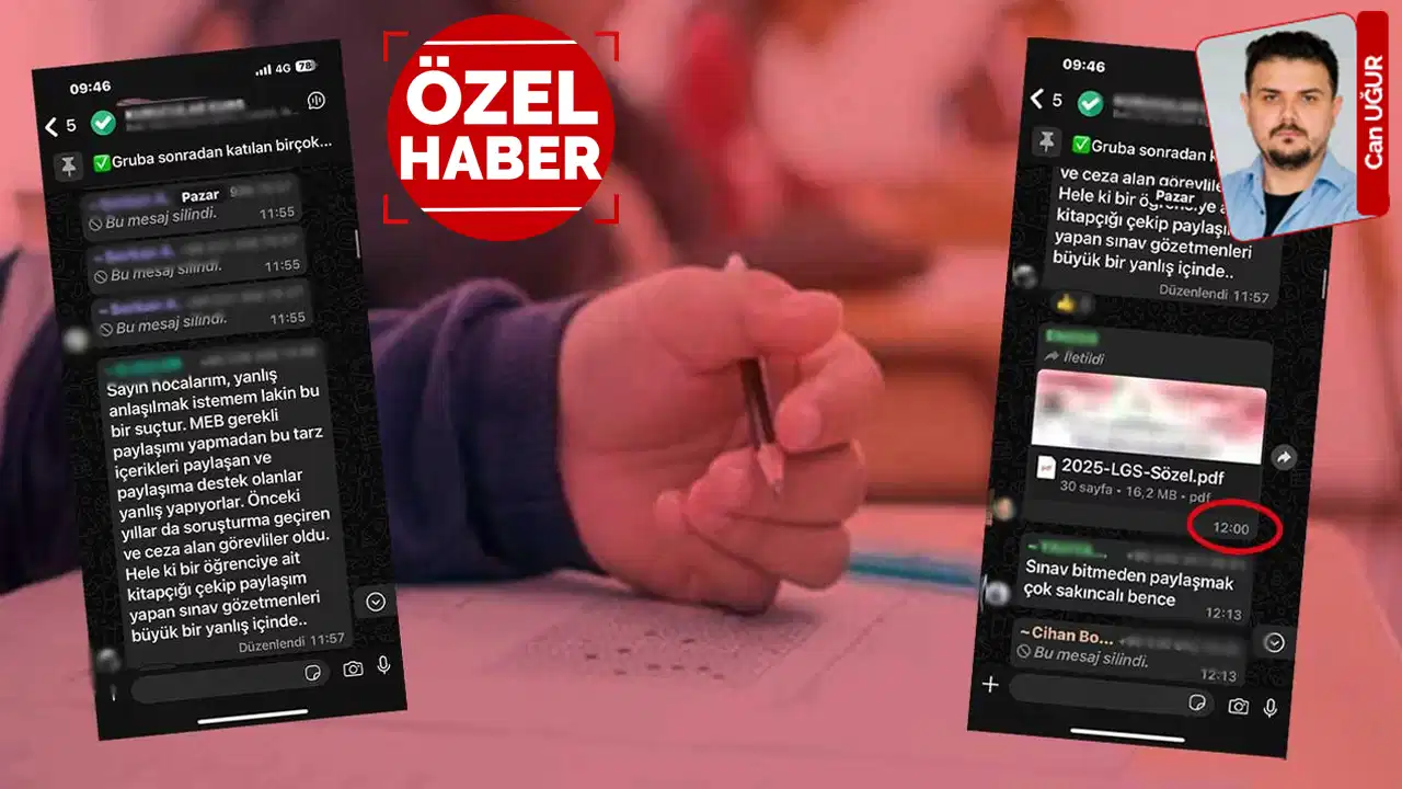 1 milyon öğrencinin kaderiyle mi oynandı? 'LGS soruları sınav bitmeden WhatsApp grubunda paylaşıldı' iddiası