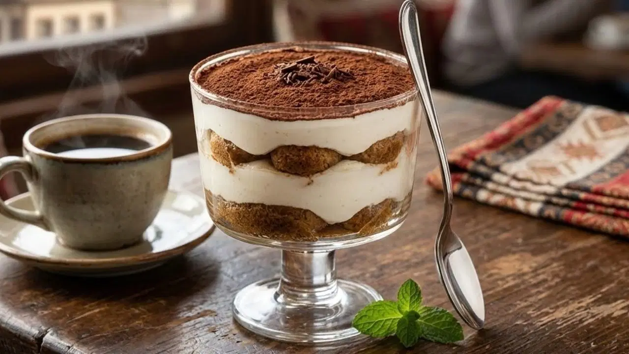Kahve ve kremanın kusursuz uyumu: Sadece 10 dakikada bardakta şipşak tiramisu tarifi...