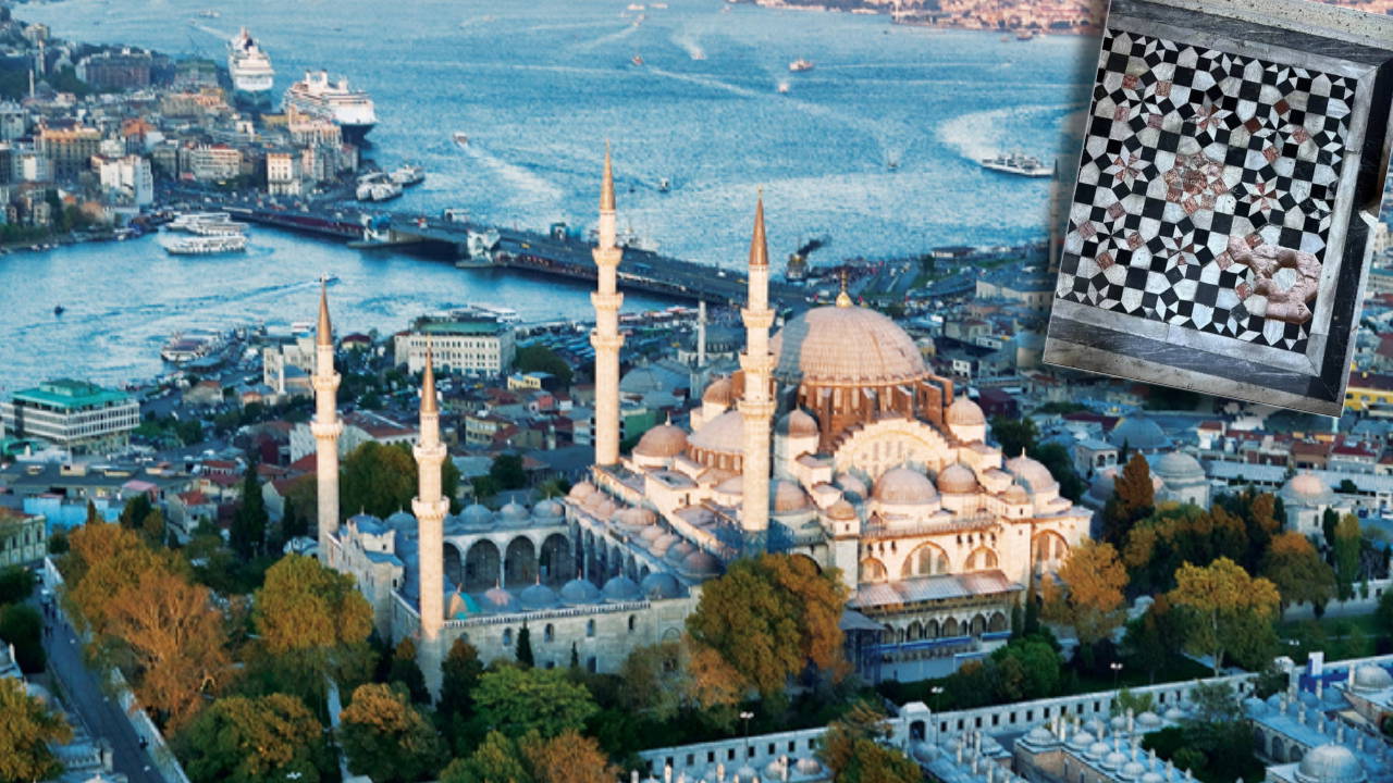 Süleymaniye Camii'nin mozaik taş süslemeleri çalındı: Vakıflar Genel Müdürlüğü'nden açıklama