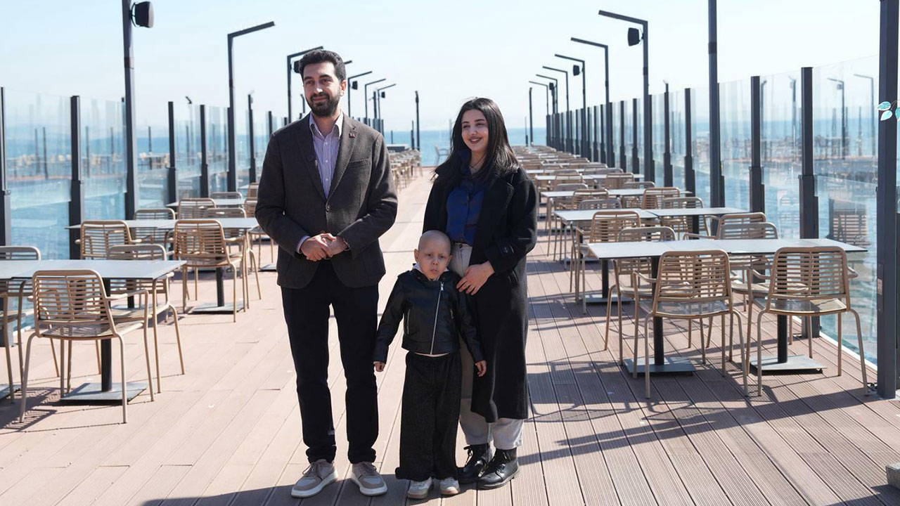 Seninle gurur duyuyoruz Almira! Tuzla Belediyesi'nden 5 yaşındaki küçük kanser savaşçısı için balonlu kutlama!