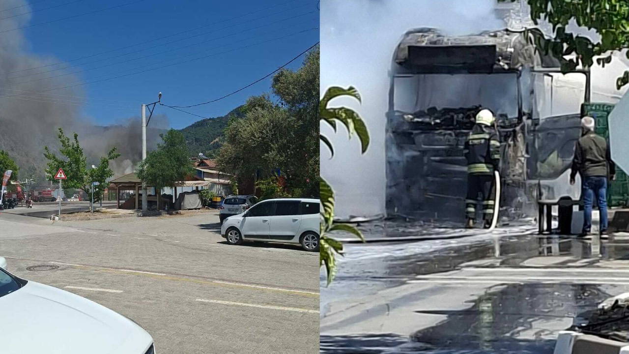 Faciaya ramak kala! Akaryakıt istasyonunda benzin boşaltan tanker alev aldı