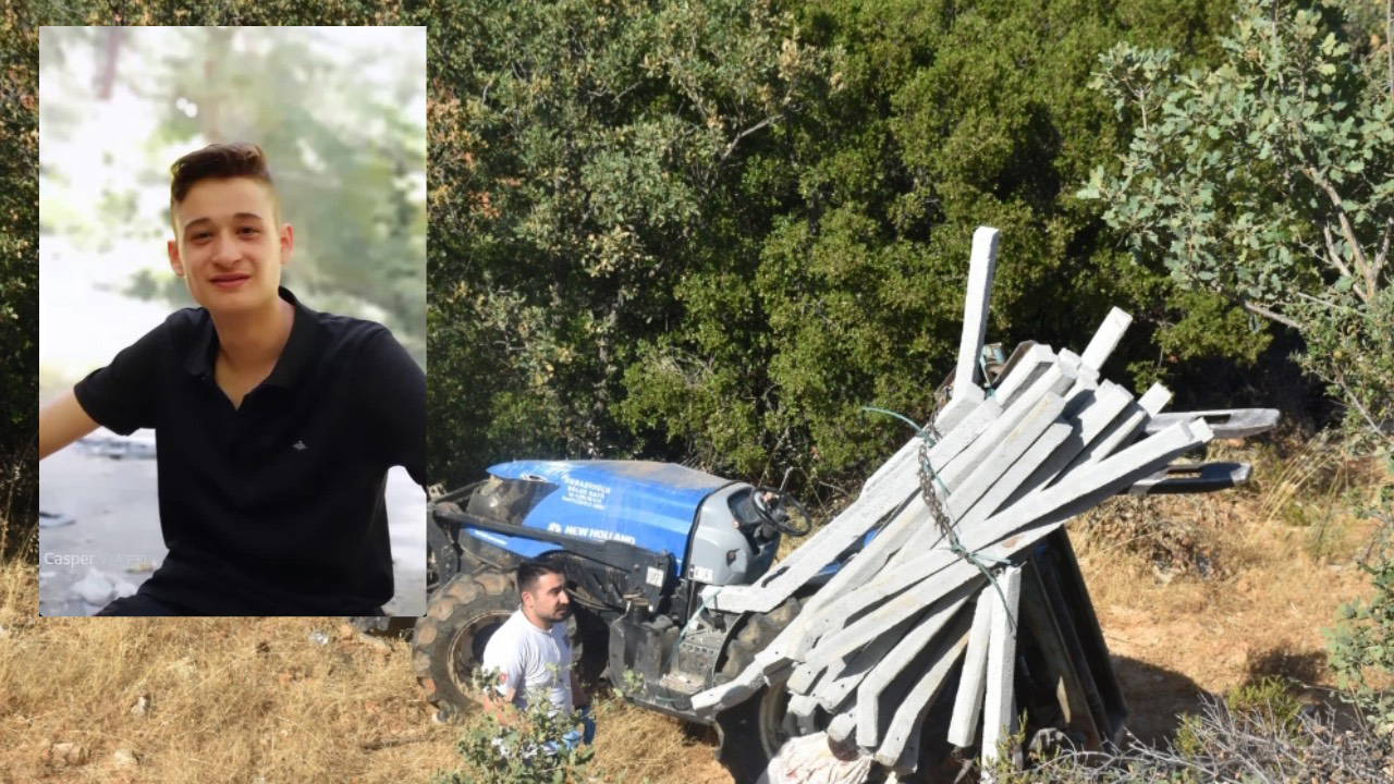 Aydın Karacasu'da 22 yaşındaki işçi traktör kazasında hayatını kaybetti