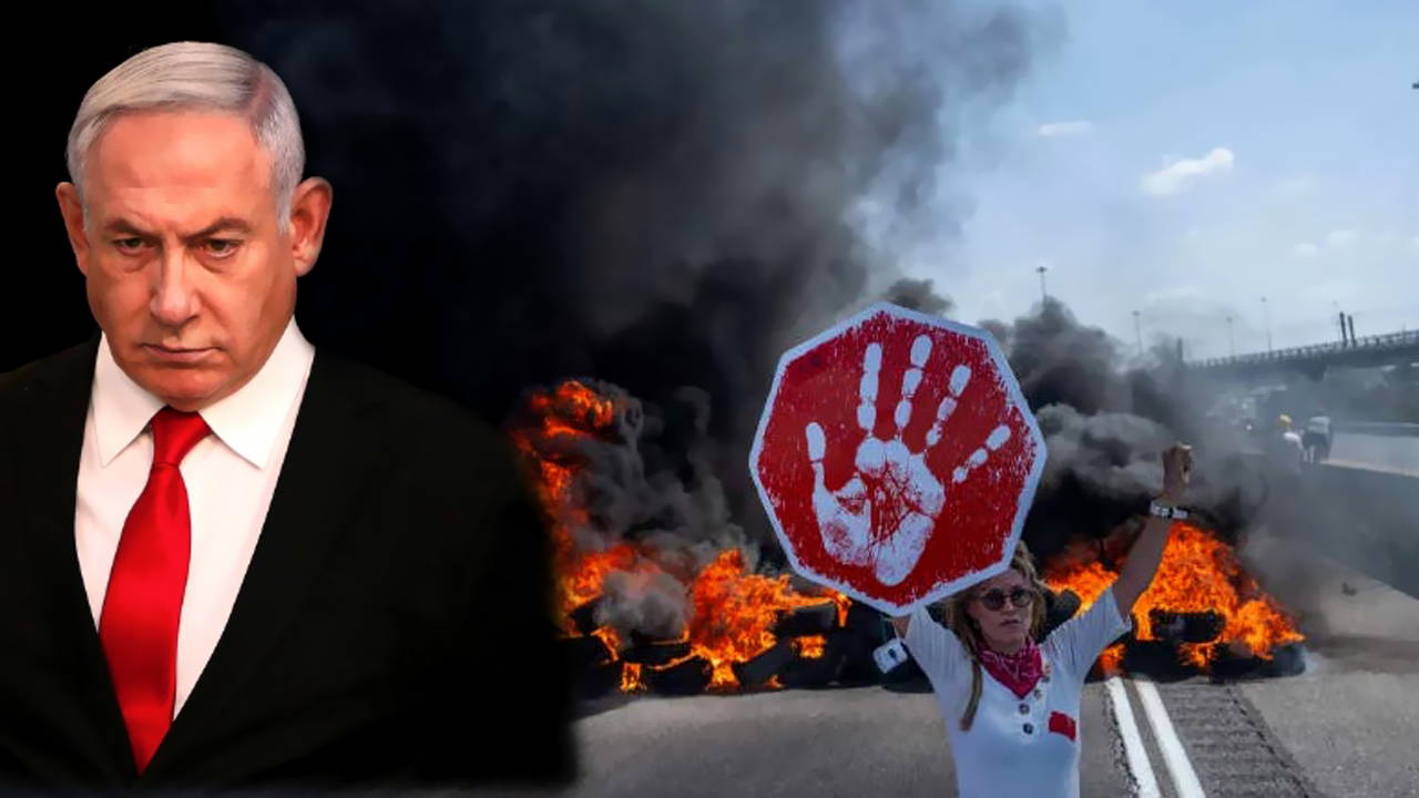 Konutunun yakınlarında şiddetli protestolar