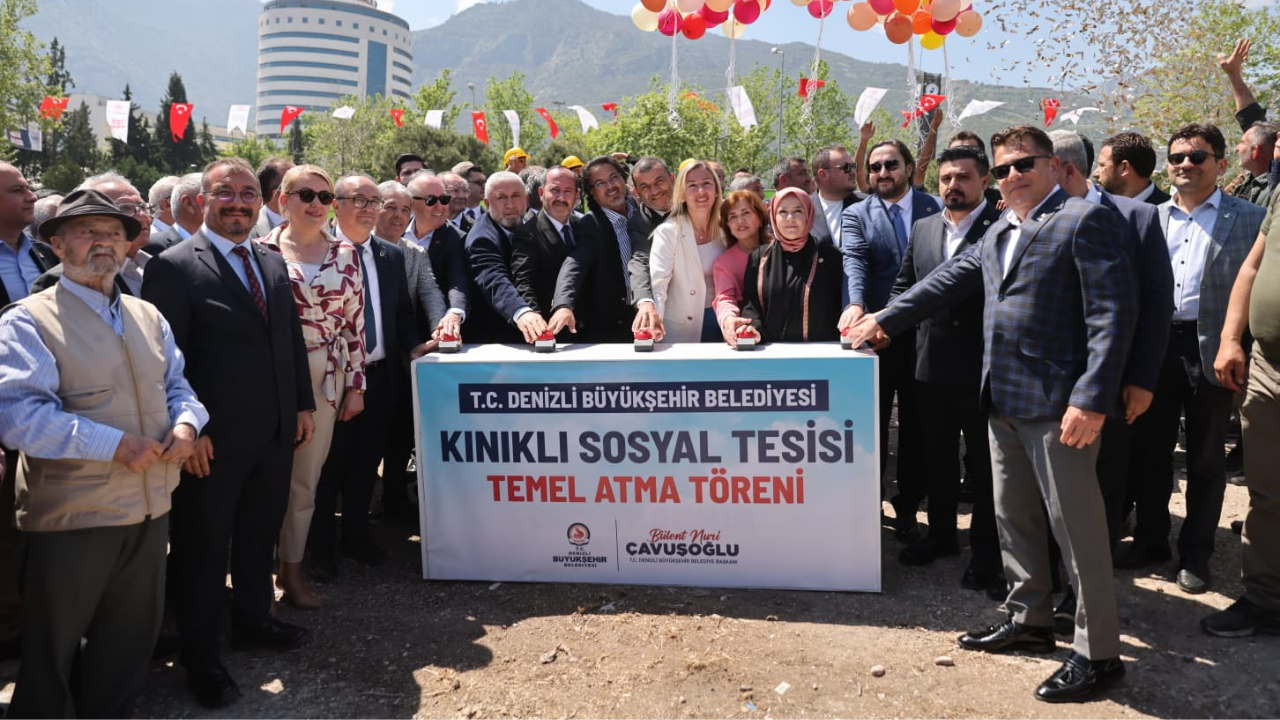Denizli’de Kınıklı Sosyal Tesisi’nin temeli atıldı