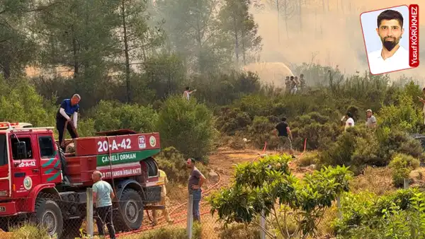 Orman yangınına giden OGM ekiplerinden tünel ücreti istendi, araçlar eski dağ yolunu kullanmak zorunda kaldı