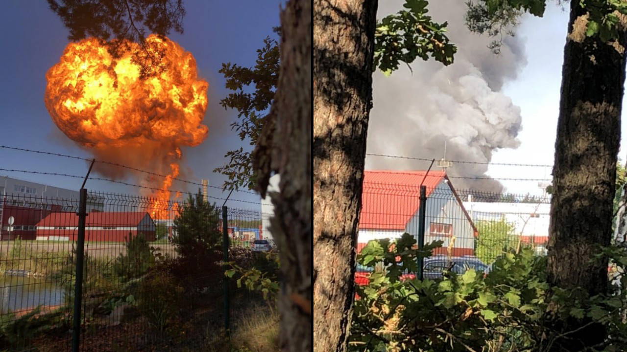 LPG istasyonunda patlama