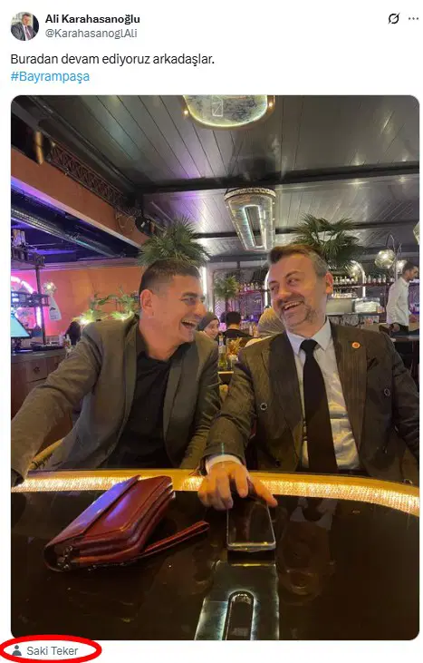 Meclis üyelerinin sosyal medyada paylaştığı fotoğraf