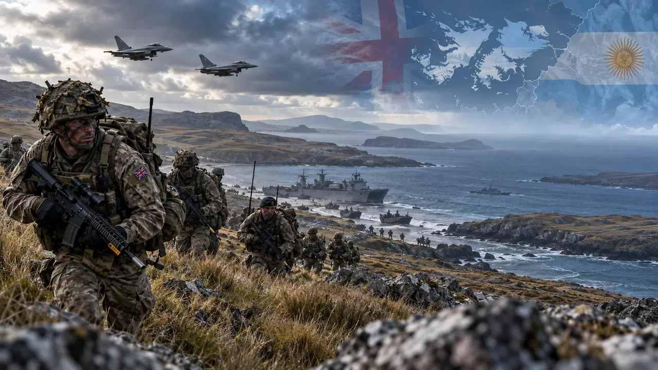 Falkland Adaları'nda savaş tatbikatı: İngiliz ordusu harekete geçti