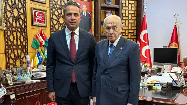 Ankara 2 No'lu Baro Başkanı seçilen Muhammet Kürşat Üçüncü'den Devlet Bahçeli'ye ziyaret