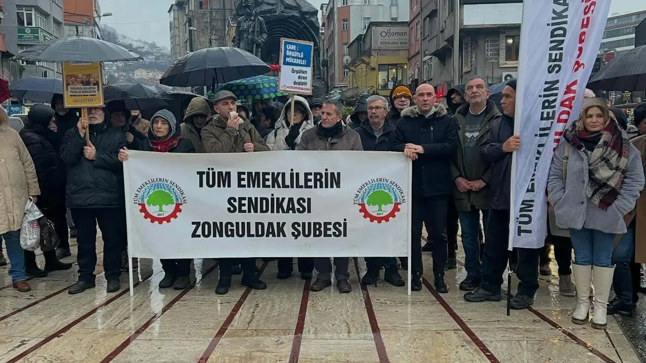 Zonguldak'tan iktidara seslenen emekliler: 'Ferman iktidarın, sokaklar bizimdir'