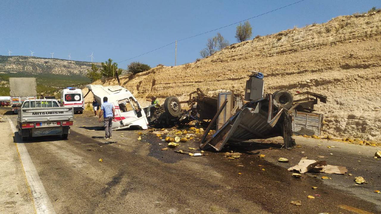 Mersin'de korkunç kaza!