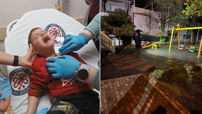 Korkunç olay... Parkta oynayan 2 yaşındaki çocuğa bıçakla saldırdı!
