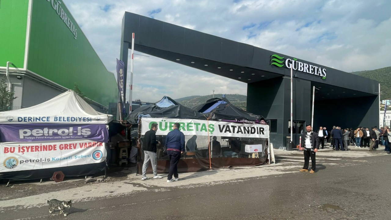 Gübretaş işleri 118 gündür grevde...  İşçiler: 'Geçinebilir bir hayat istiyoruz, mücadelemizi sonuna kadar sürdürmeye kararlıyız'