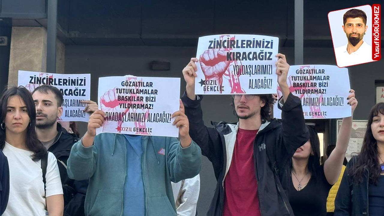 Öğrenciler sıra arkadaşları için adliyede: 'Karanlığa boyun eğmeyenleriz'