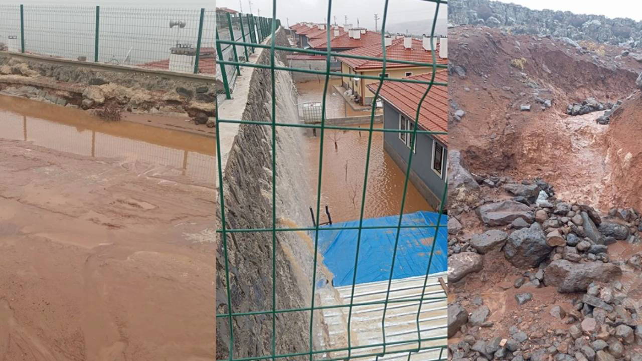Killik Deresi sağanak yağmurla birlikte taştı, evleri su basan yurttaşlar tahliye edildi: Dere yatağına TOKİ konutu