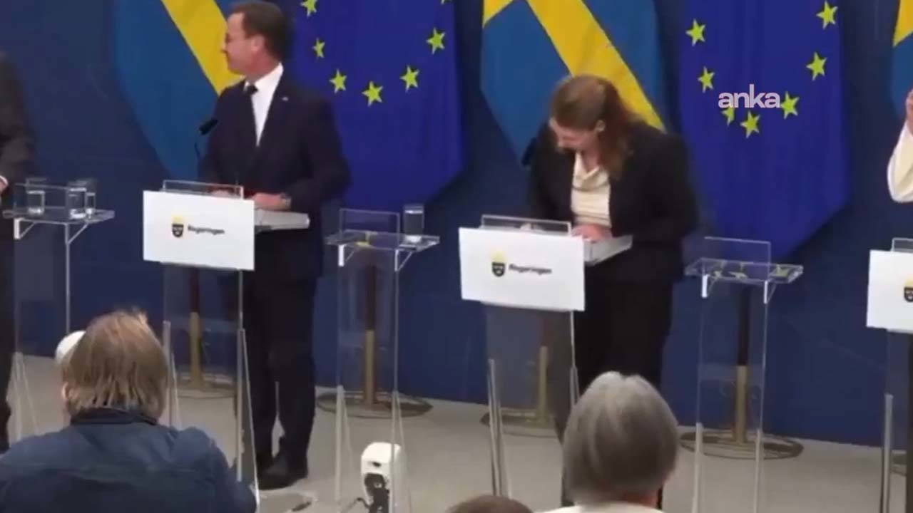 İsveç’in yeni Sağlık Bakanı Lann, bayıldı