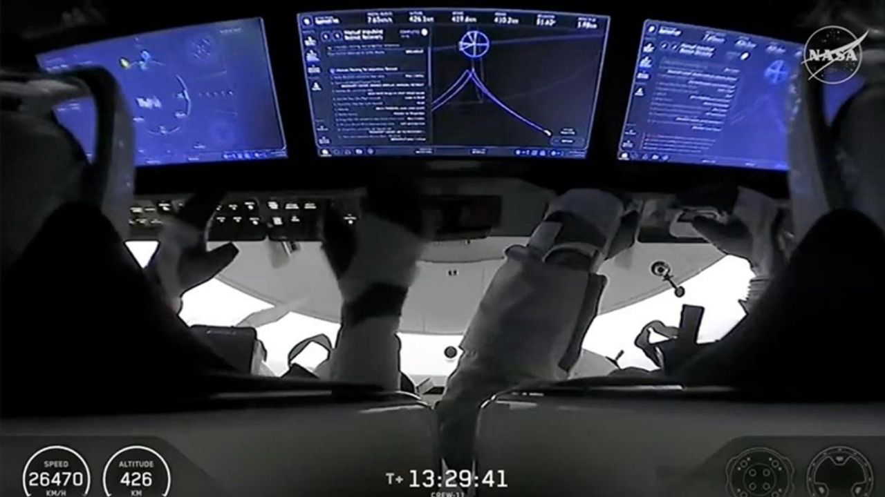 NASA'nın Crew-11 ekibi Uluslararası Uzay İstasyonu'na vardı