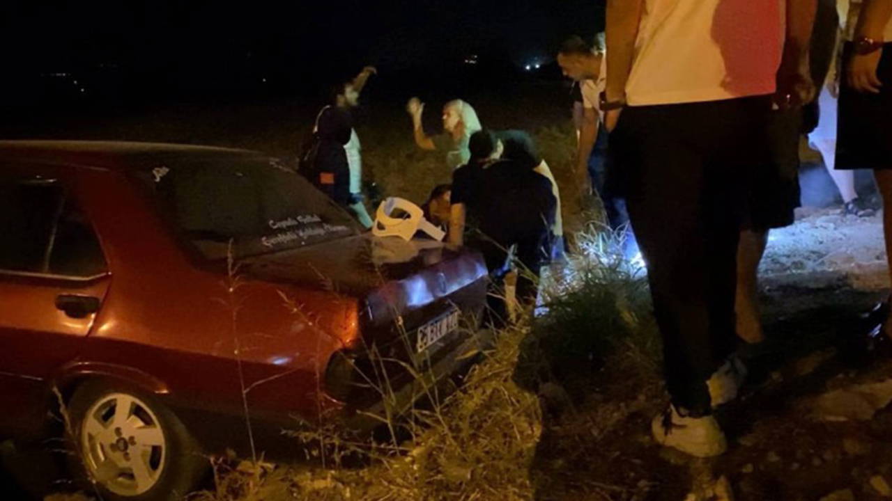 Bursa'da 'kayınbaba-damat' kavgası: Aracı kaçırdı, tarlaya uçtu